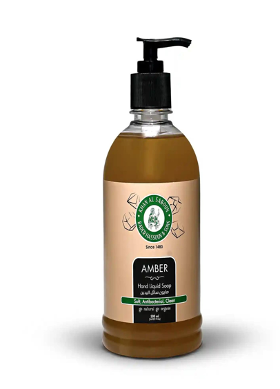 Soap / Jabón — Amber Liquid Soap (500ml)